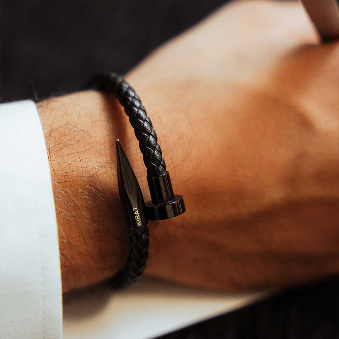 KIRAT ™|Armband aus echtem Leder