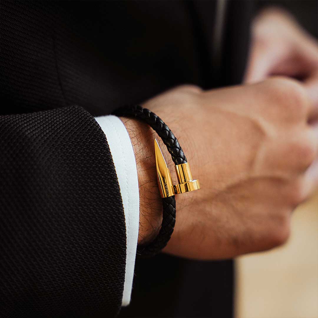 KIRAT ™|Armband aus echtem Leder